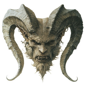 Demon Commander Head Vinyl Car Decal Sticker – Waterproof & UV-Resistant 8"