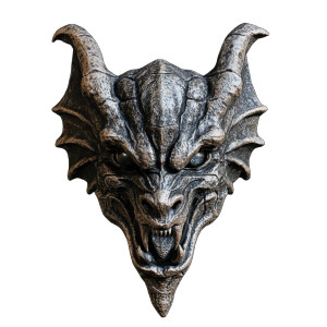 Gargoyle Head Vinyl Car Decal Sticker – Waterproof & UV-Resistant 8"