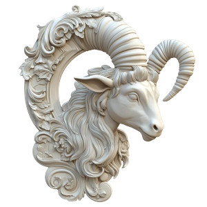 Capricorn Sign Vinyl Car Decal Sticker – Waterproof & UV-Resistant 8" Capricorn Sign Vinyl Car Decal Sticker – Waterproof & UV-Resistant 8"