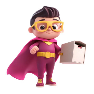 Superhero Nerd Vinyl Car Decal Sticker – Waterproof & UV-Resistant 8"