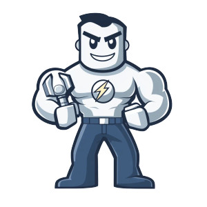 Friendly Wrench Character Vinyl Car Decal Sticker – Waterproof & UV-Resistant 8" Friendly Wrench Character Vinyl Car Decal Sticker – Waterproof & UV-Resistant 8"