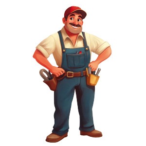Trustworthy Plumber Avatar Vinyl Car Decal Sticker – Waterproof & UV-Resistant 8" Trustworthy Plumber Avatar Vinyl Car Decal Sticker – Waterproof & UV-Resistant 8"