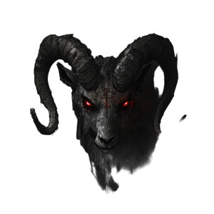 Satanic Goat Head Vinyl Car Decal Sticker – Waterproof & UV-Resistant 8" Satanic Goat Head Vinyl Car Decal Sticker – Waterproof & UV-Resistant 8"