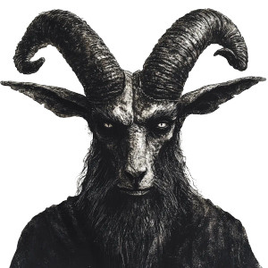 Wise Baphomet Vinyl Car Decal Sticker – Waterproof & UV-Resistant 8"