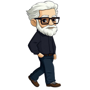 Elderly Man Cartoon Vinyl Car Decal Sticker – Waterproof & UV-Resistant 8" Elderly Man Cartoon Vinyl Car Decal Sticker – Waterproof & UV-Resistant 8"