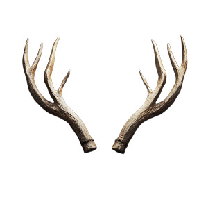 Antlers Icon Vinyl Car Decal Sticker – Waterproof & UV-Resistant 8"