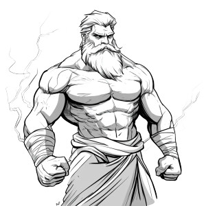 Cartoon Zeus Curling Vinyl Car Decal Sticker – Waterproof & UV-Resistant 8" Cartoon Zeus Curling Vinyl Car Decal Sticker – Waterproof & UV-Resistant 8"
