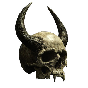 Scary Demon Skull Vinyl Car Decal Sticker – Waterproof & UV-Resistant 8" Scary Demon Skull Vinyl Car Decal Sticker – Waterproof & UV-Resistant 8"