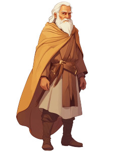 Friendly Medieval Man Vinyl Car Decal Sticker – Waterproof & UV-Resistant 8"