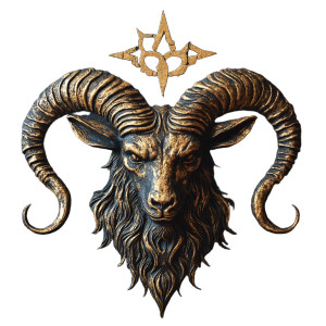 Baphomet Symbol Vinyl Car Decal Sticker – Waterproof & UV-Resistant 8"