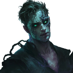 Brooding Necrotic Mage Vinyl Car Decal Sticker – Waterproof & UV-Resistant 8"