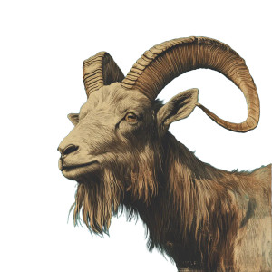 Vintage Monkey Drawing Vinyl Car Decal Sticker – Waterproof & UV-Resistant 8"