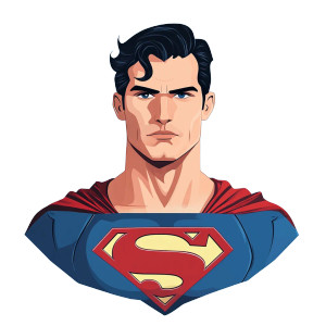 Superman Avatar Vinyl Car Decal Sticker – Waterproof & UV-Resistant 8"