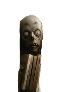 Zombie'S Fear Vinyl Car Decal Sticker – Waterproof & UV-Resistant 8"