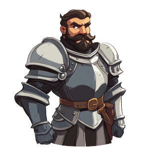 Noble Rugged Knight Vinyl Car Decal Sticker – Waterproof & UV-Resistant 8" Noble Rugged Knight Vinyl Car Decal Sticker – Waterproof & UV-Resistant 8"