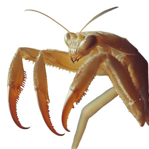 Praying Mantis Claws Vinyl Car Decal Sticker – Waterproof & UV-Resistant 8"