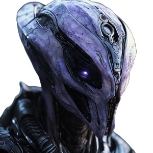 Anime Style Alien Vinyl Car Decal Sticker – Waterproof & UV-Resistant 8"