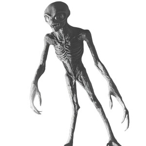 Grey Alien Brood Mother Vinyl Car Decal Sticker – Waterproof & UV-Resistant 8"