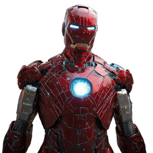 Iron Man V9 Vinyl Car Decal Sticker – Waterproof & UV-Resistant 8"