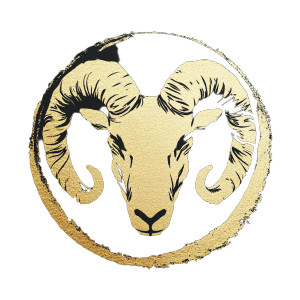 Golden Ram Logo V2 Vinyl Car Decal Sticker – Waterproof & UV-Resistant 8" Golden Ram Logo V2 Vinyl Car Decal Sticker – Waterproof & UV-Resistant 8"
