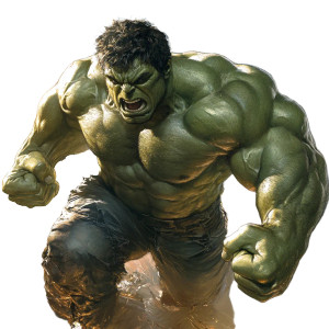 Incredible Hulk Vinyl Car Decal Sticker – Waterproof & UV-Resistant 8"