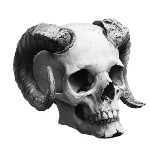 Dark Horned Skull V2 Vinyl Car Decal Sticker – Waterproof & UV-Resistant 8" Dark Horned Skull V2 Vinyl Car Decal Sticker – Waterproof & UV-Resistant 8"