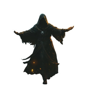 Mystical Hooded Figure Vinyl Car Decal Sticker – Waterproof & UV-Resistant 8" Mystical Hooded Figure Vinyl Car Decal Sticker – Waterproof & UV-Resistant 8"