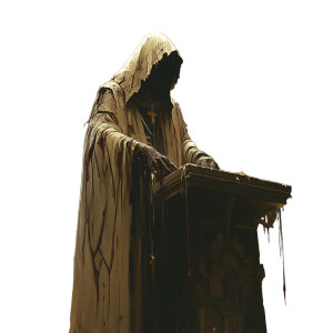 Cultist Priest Vinyl Car Decal Sticker – Waterproof & UV-Resistant 8"