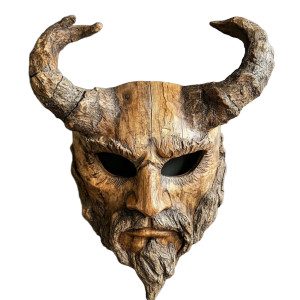 Horned Olive Mask Vinyl Car Decal Sticker – Waterproof & UV-Resistant 8" Horned Olive Mask Vinyl Car Decal Sticker – Waterproof & UV-Resistant 8"