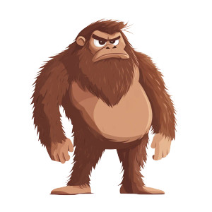 Cartoony Bigfoot Vinyl Car Decal Sticker – Waterproof & UV-Resistant 8" Cartoony Bigfoot Vinyl Car Decal Sticker – Waterproof & UV-Resistant 8"