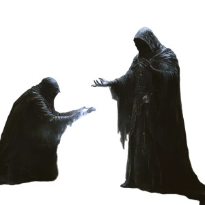 Dark Mage Vs Templar Vinyl Car Decal Sticker – Waterproof & UV-Resistant 8"