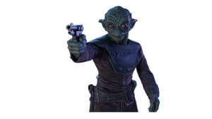 Alien Bounty Hunter Vinyl Car Decal Sticker – Waterproof & UV-Resistant 8"