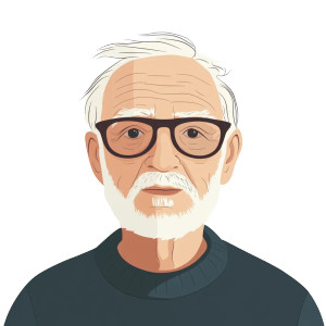 Elderly Cartoon Portrait Vinyl Car Decal Sticker – Waterproof & UV-Resistant 8" Elderly Cartoon Portrait Vinyl Car Decal Sticker – Waterproof & UV-Resistant 8"