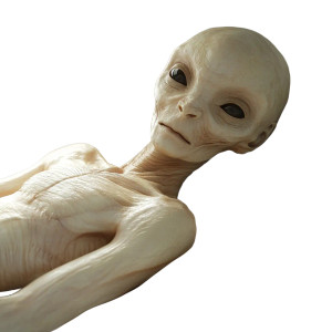 Alien On Stretcher V2 Vinyl Car Decal Sticker – Waterproof & UV-Resistant 8"