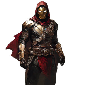 Ironman Assassin Vinyl Car Decal Sticker – Waterproof & UV-Resistant 8"