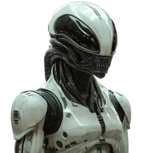 Stormtrooper Xenomorph Vinyl Car Decal Sticker – Waterproof & UV-Resistant 8"