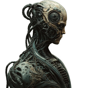 Biomechanical Humanoid Vinyl Car Decal Sticker – Waterproof & UV-Resistant 8" Biomechanical Humanoid Vinyl Car Decal Sticker – Waterproof & UV-Resistant 8"
