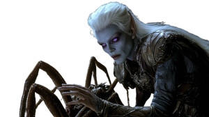 Dark Elf Spider Keeper Vinyl Car Decal Sticker – Waterproof & UV-Resistant 8"