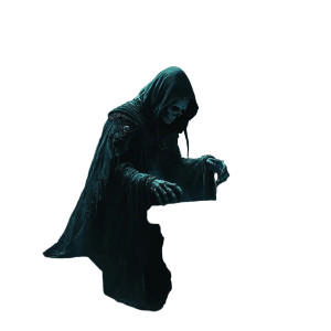 Dark Fantasy Necromancer Vinyl Car Decal Sticker – Waterproof & UV-Resistant 8" Dark Fantasy Necromancer Vinyl Car Decal Sticker – Waterproof & UV-Resistant 8"