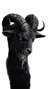 Angry Black Goat Vinyl Car Decal Sticker – Waterproof & UV-Resistant 8"
