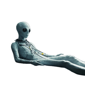 Secret Alien Experiment Vinyl Car Decal Sticker – Waterproof & UV-Resistant 8"