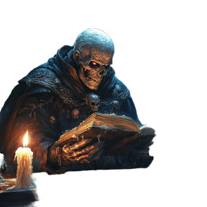 Lich Sorcerer Study Vinyl Car Decal Sticker – Waterproof & UV-Resistant 8" Lich Sorcerer Study Vinyl Car Decal Sticker – Waterproof & UV-Resistant 8"