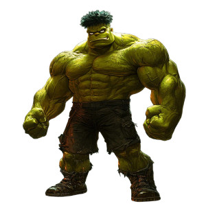 Bart Hulk Vinyl Car Decal Sticker – Waterproof & UV-Resistant 8"