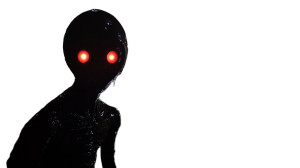 Spooky Creature Eyes Vinyl Car Decal Sticker – Waterproof & UV-Resistant 8"