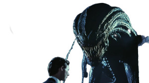 Menacing Alien Force Vinyl Car Decal Sticker – Waterproof & UV-Resistant 8"