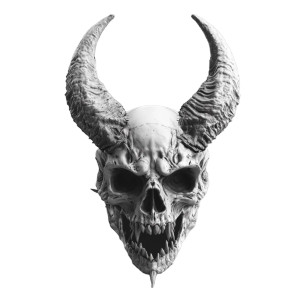 Devil Skull Vinyl Car Decal Sticker – Waterproof & UV-Resistant 8"