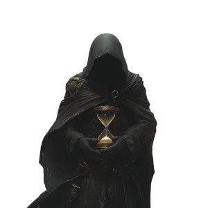 Mysterious Hooded Figure V4 Vinyl Car Decal Sticker – Waterproof & UV-Resistant 8"