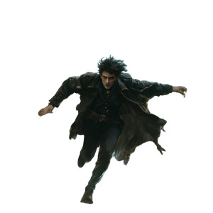 Scared Student Running Vinyl Car Decal Sticker – Waterproof & UV-Resistant 8"