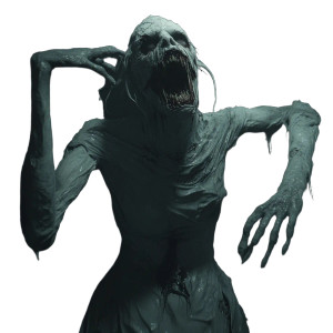 Pale Blind Monster Vinyl Car Decal Sticker – Waterproof & UV-Resistant 8"