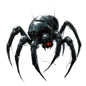 Dark Nanotech Spiders Vinyl Car Decal Sticker – Waterproof & UV-Resistant 8"